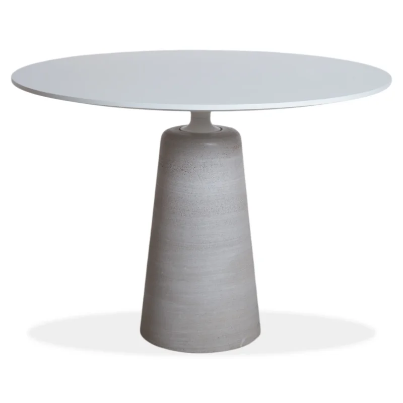 Mdf Italia ROCK TABLE Stein Esstisch Creme by Jean Marie Massaud