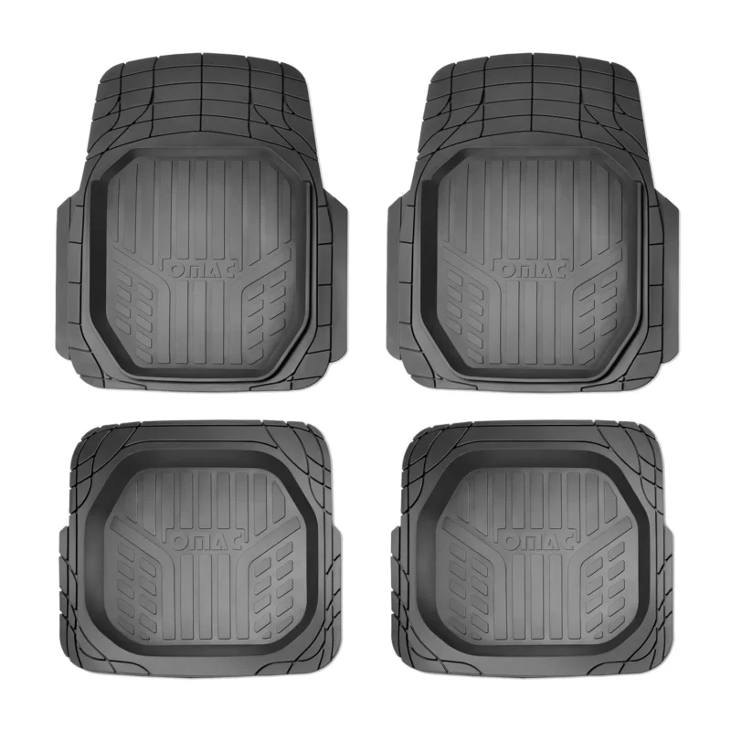 Fußmatten Gummimatten 3D Passform für Suzuki Jimny Gummi Universal Schwarz 4tlg