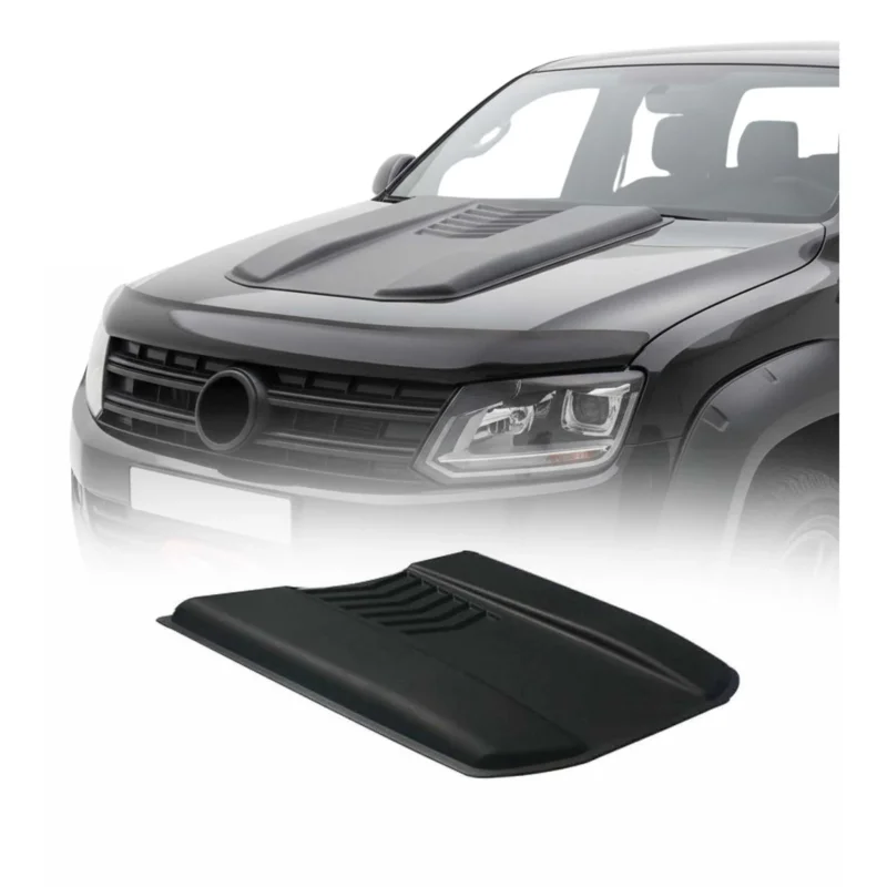 Haubenhutzen Motorhaube Lüftung für VW Amarok 2010-2021 ABS Schwarz 1tlg
