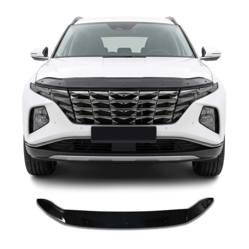 Motorhaube Deflektor Insektenschutz für Hyundai Tucson NX4 2022-2026 Dunkel