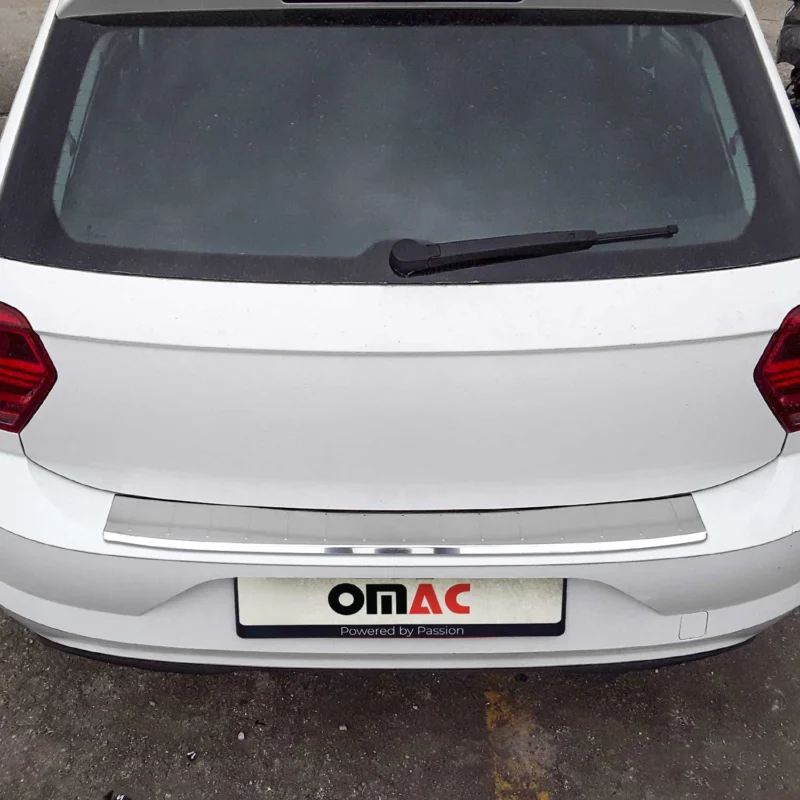 Ladekantenschutz Stoßstange für VW Polo mk6 Schrägheck 2017-2026 Edelstahl Chrom