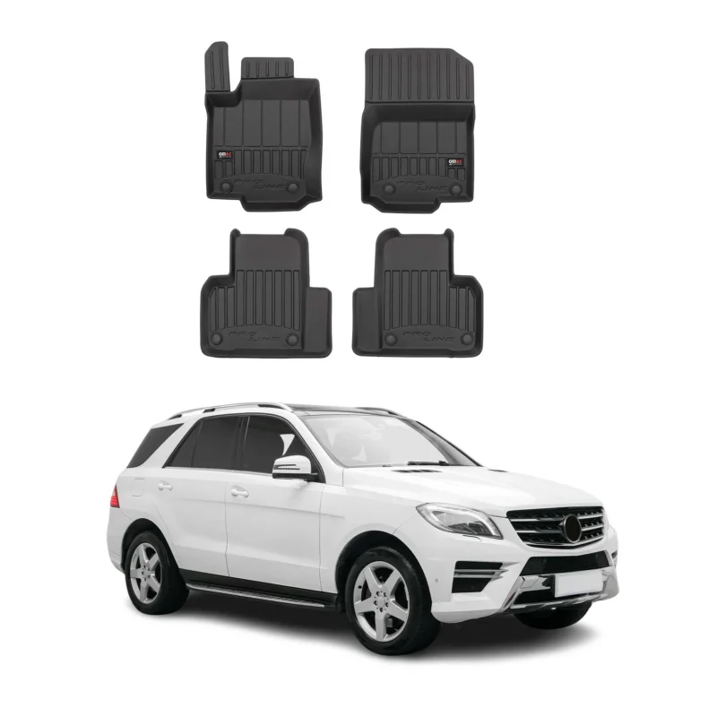 OMAC Gummi Fußmatten für Mercedes M Klasse W166 GLE C292 2011-2019 Premium 4x