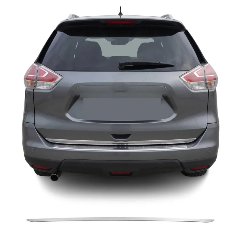 Kofferraumleiste Heckklappe Leiste für Nissan X-Trail 2017-2021 Edelstahl Chrom