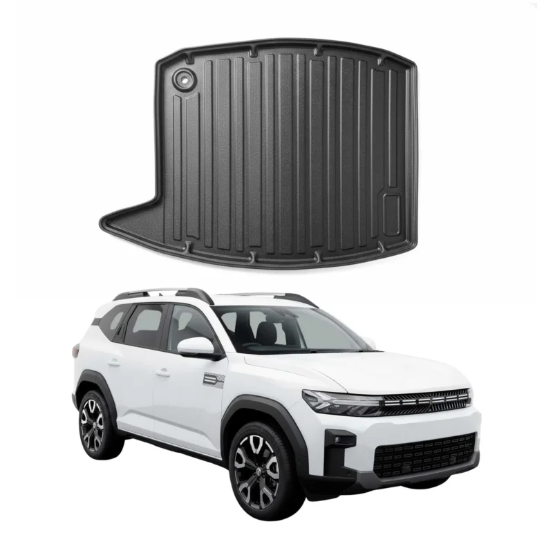 Kofferraummatte Laderaumwanne für Dacia Duster mk3 Gas 4x2 2024-2026 obere TPE
