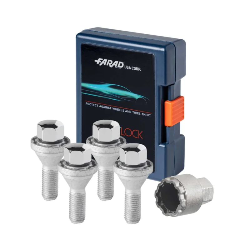 Radschloss Satz für BMW 1er F20 F21 F40 F70 2012-2026 Silber 4x M14x1,25