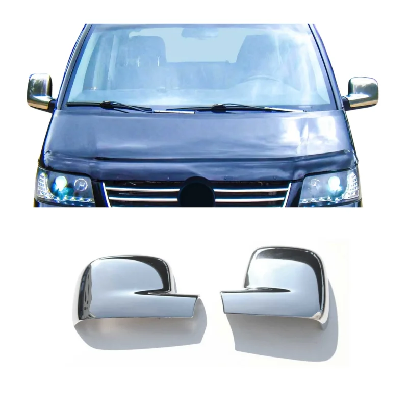 Spiegelabdeckung Spiegelkappen für VW Caddy III 2003-2015 Chrom ABS 2 tlg