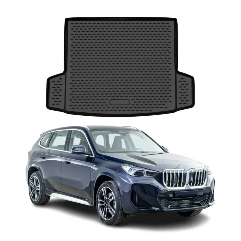 Kofferraummatte Laderaumwanne für BMW X1 U11 2022-2026 obere TPE Schwarz 1 tlg