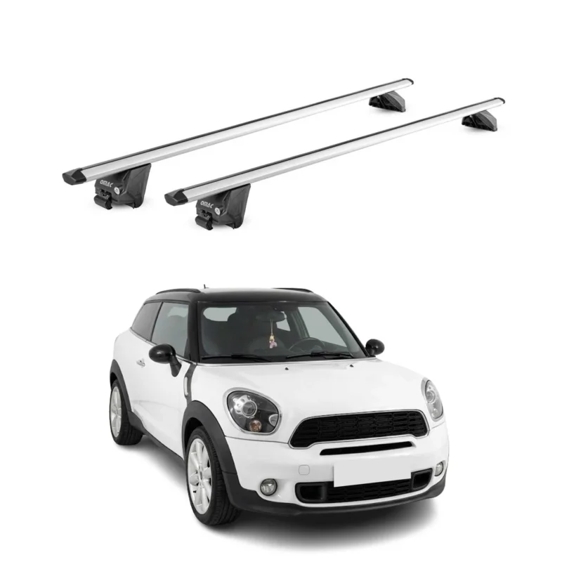 Dachträger für Mini Paceman R61 2013-2016 100kg Aluminium Silber 2x ABE