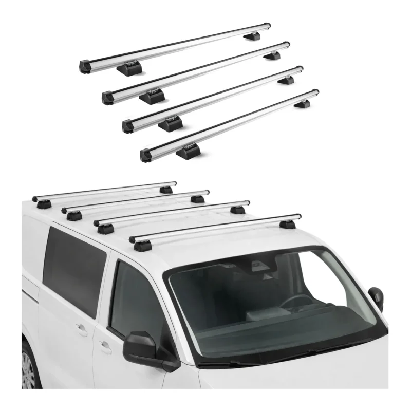Dachträger für Opel Movano C 2021-2026 H1+H2 4-Träger Aluminium Silber