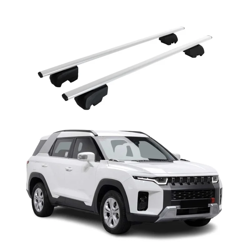 Dachträger für SsangYong Torres / KGM Torres 2022-2026 Stahl Silber 2tlg