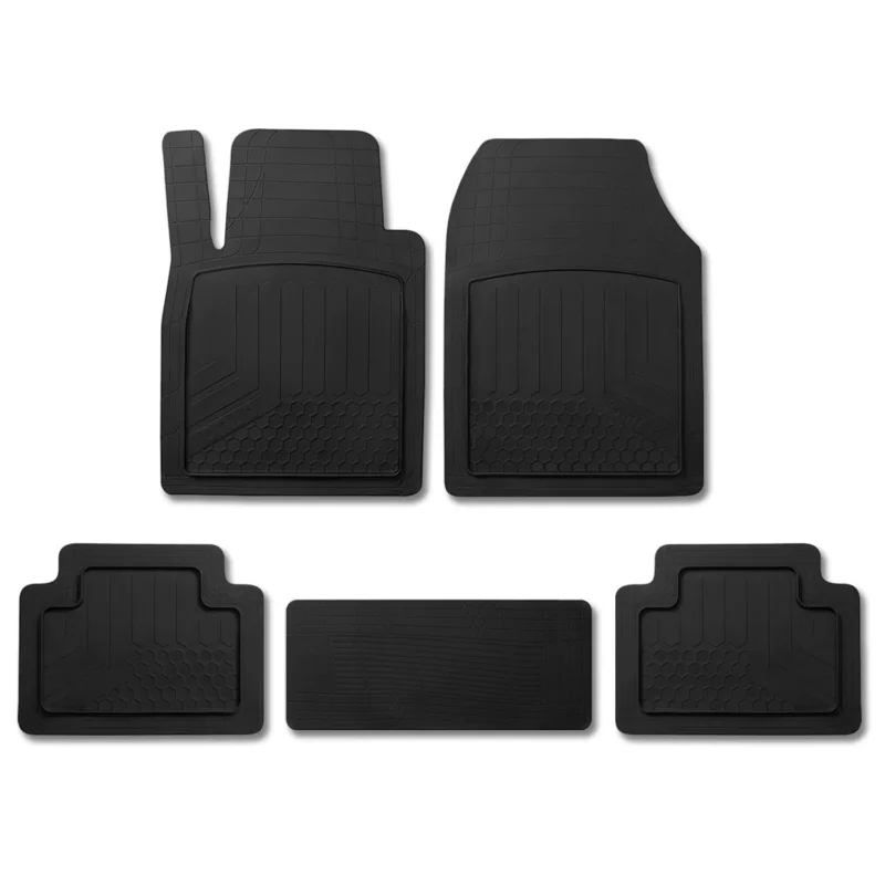 Fußmatten Gummimatten 3D Matte für Audi A1 A2 A3 A4 Gummi Universal Schwarz 5tlg