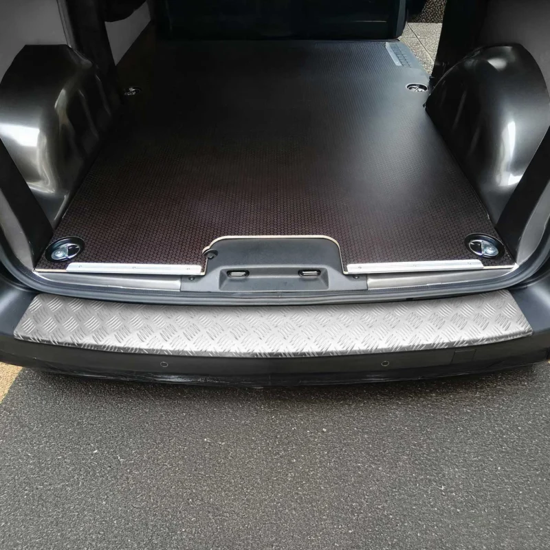 Ladekantenschutz Stoßstange für Citroen Jumpy 2016-26 L1 L2 L3 Aluminium Silber