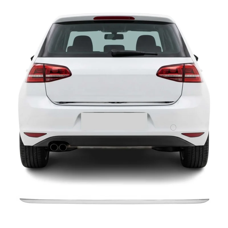 Kofferraumleiste Heckklappe Leiste für VW Golf 8 Schrägheck 2019-2026 Chrom 1tlg