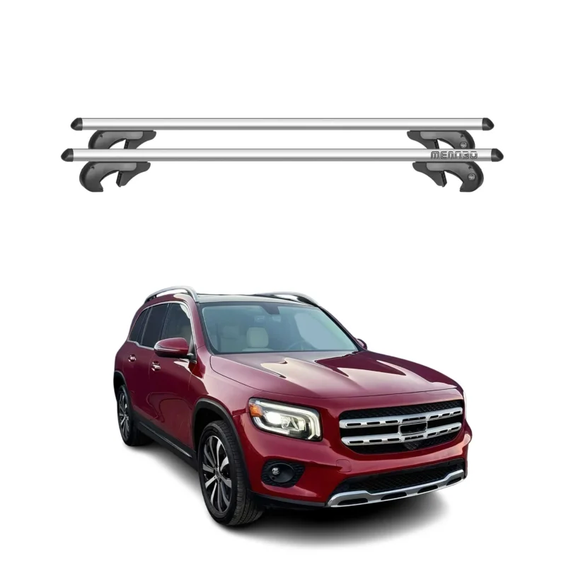 Menabo Dachträger Grundtäger für Mercedes GLB X247 2019-2026 90kg Alu Silber 2x
