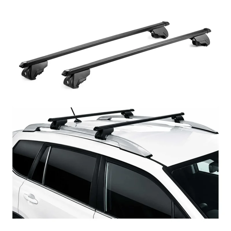 Dachträger für Citroen XM Kombi 1992-1999 Stahl Schwarz Dachgepäckträger