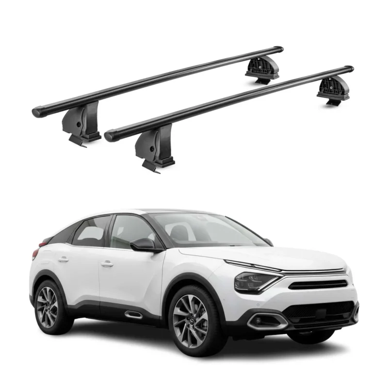 Stahl Dachträger für Citroen C4 III 2021-2026 TÜV Abschließbar 2tlg Schwarz