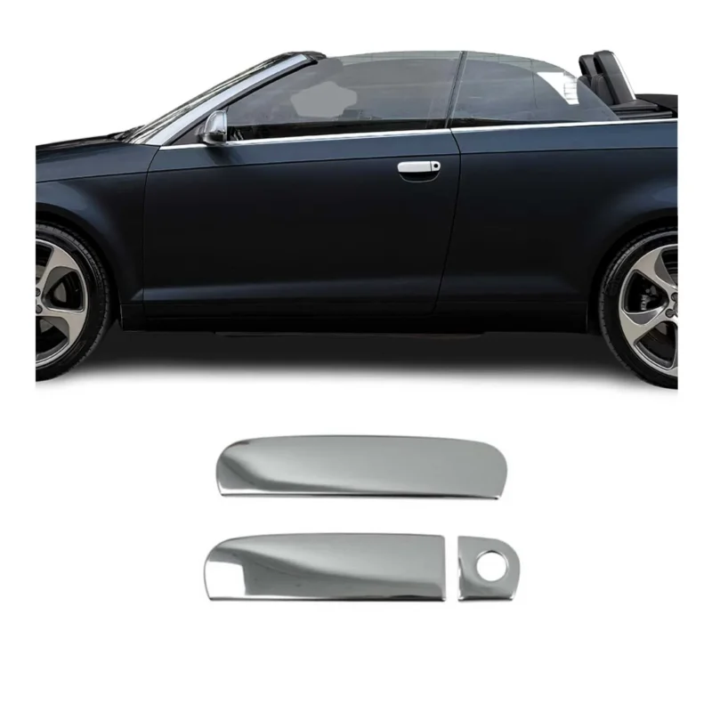 Chrom Türgriff Blende für Audi A4 Cabriolet 2000-2008 2Tür Edelstahl 3tlg