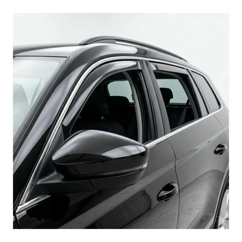 Windabweiser Regenabweiser für Skoda Kodiaq 2017-2023 Dunkel Acryl 4tlg