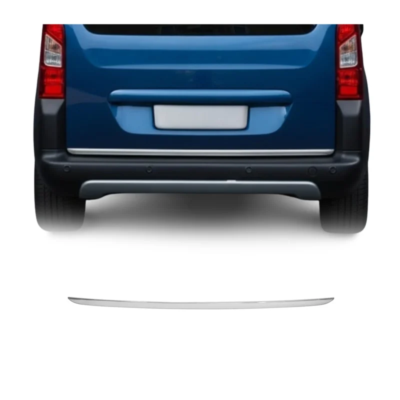Kofferraumleiste Heckklappe Leiste für Opel Combo E 2019-2026 Edelstahl Chrom