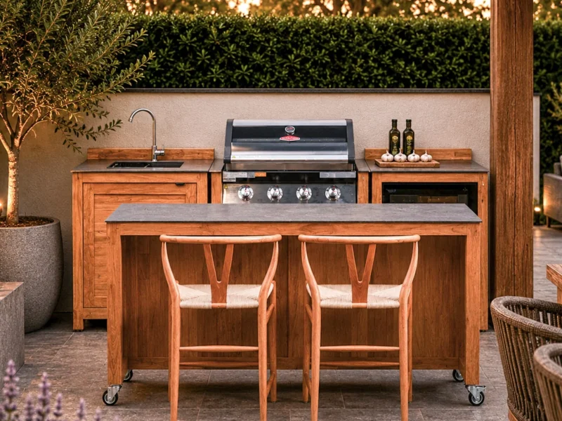 Milano Buitenkeuken Opstelling 10, Belgium Dark Grey - Passion Grills