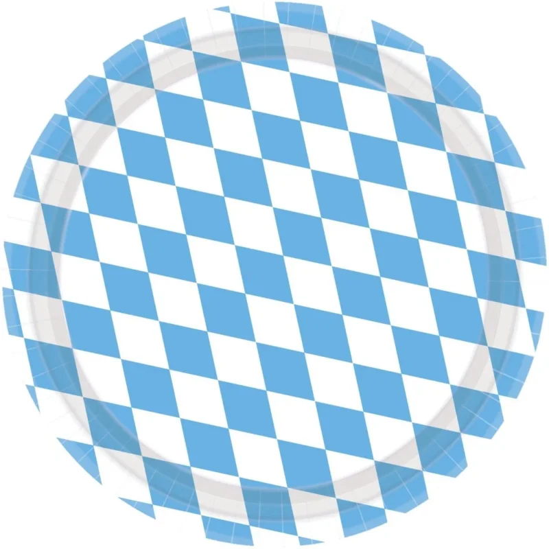Oktoberfest Borden 22,8cm 8st van Riethmueller koop je bij Partywinkel