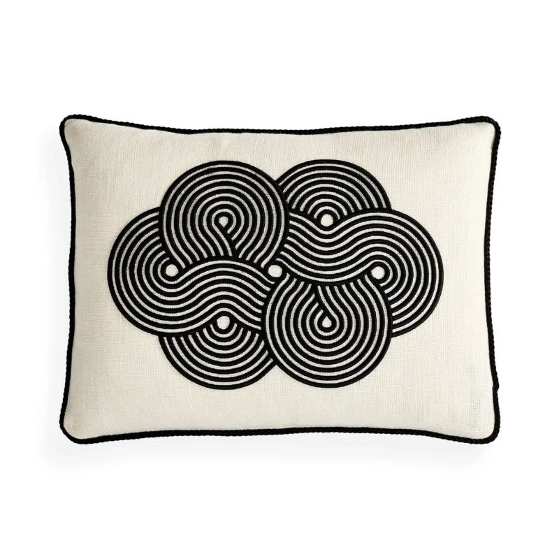 Pompidou B&W Cloud Cushion