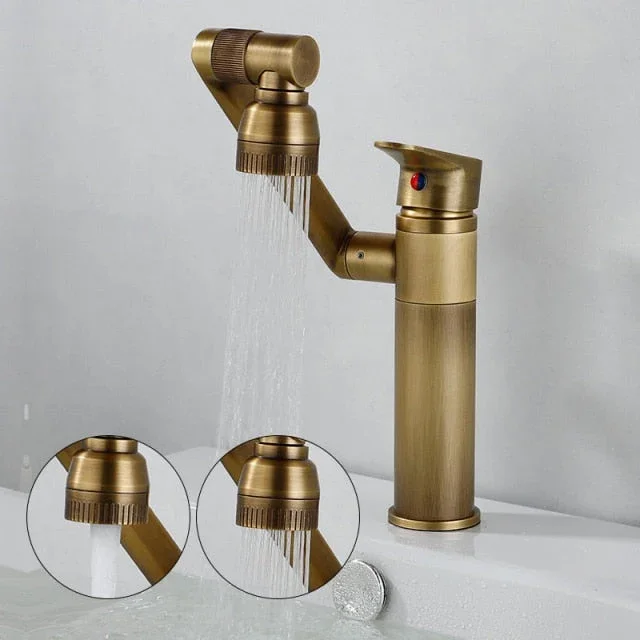 Elegante Luxus Rotierender Becken Wasserhahn