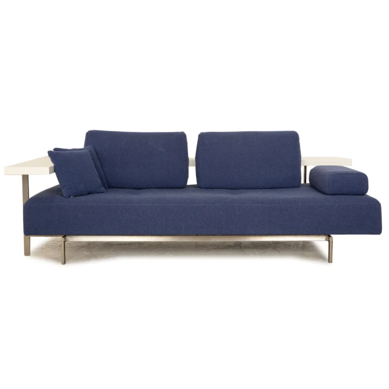 Rolf Benz Dono 6100 Stoff Dreisitzer Blau Sofa Couch manuelle Funktion