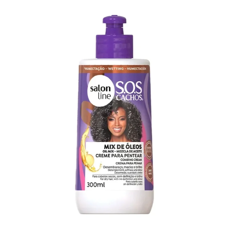 Salon Line SOS Cachos Super Óleos Nourishing Styling Cream 300ml - gtworld.de