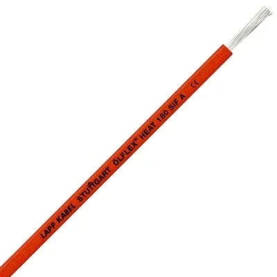 Lapp Kabel&Leitung - Energiekabel >= 1 kV, für feste Verlegung ÖLFLEX HEAT 180 SiF A 1249607/100 1x4 WH − 100 Meter