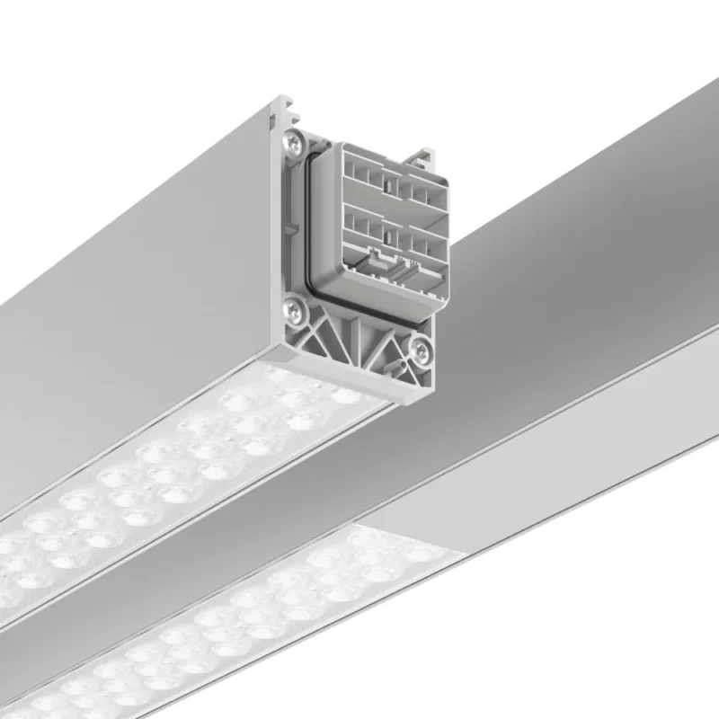 RZB - GerĂ€tetrĂ€ger fĂŒr Lichtbandsystem LED-Komplettmodul 4547mm 954560.830.776.701 7-pol 3000K DALI alu