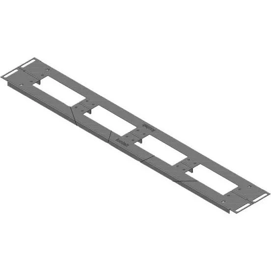 Icotek - Komponente für den Ausbau (Schaltschrank) Bodenblech KDR 2 VX25-800(688) geteilt