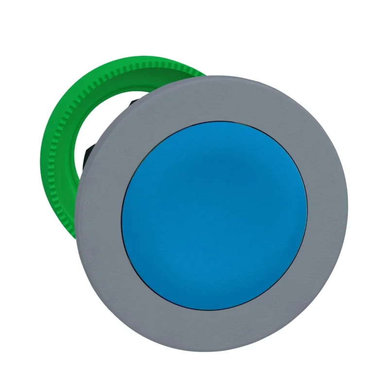 Schneider Electric - Frontelement für Drucktaster Drucktaster, Front ZB5FH06C0 blau, 30mm, in grau