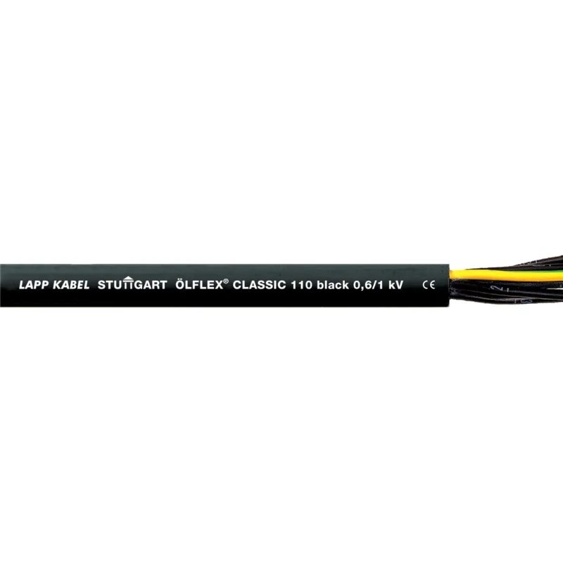 Lapp Kabel&Leitung - Energiekabel >= 1 kV, für ortsveränderlichen Einsatz ÖLFLEX CLASSIC 110 Black 1120314 0,6/1kV 7G1,5