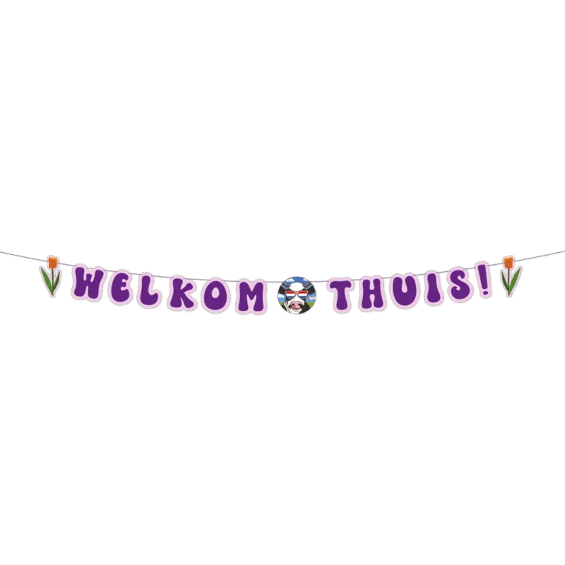 Welkom Thuis Letterslinger Tulpen 3m van WeFiesta koop je bij Partywinkel