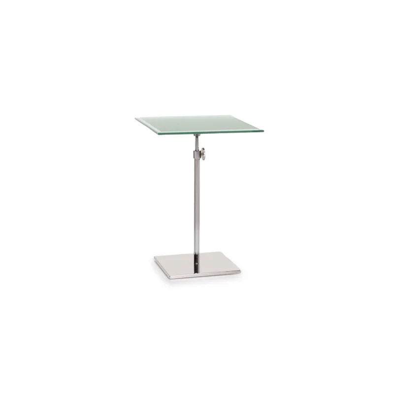 Who's Perfect Glas Beistelltisch Couchtisch Silber Tisch #12460
